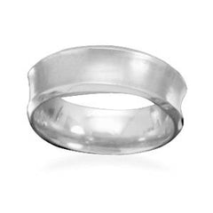 Concave Titanium Ring