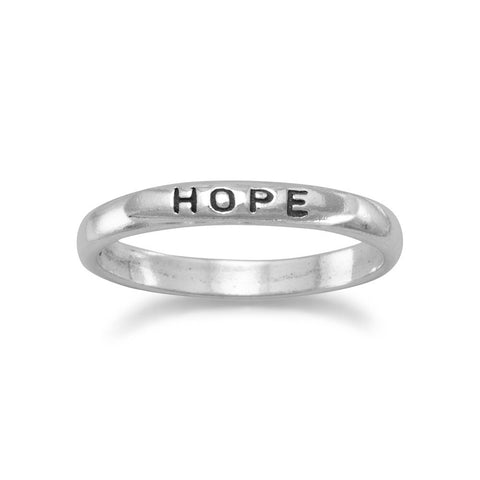 Oxidized "Hope" Band