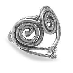 Coiled Heart Ring
