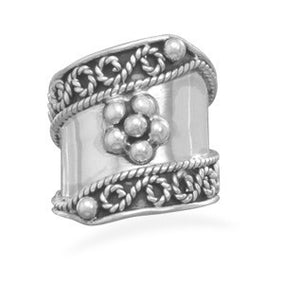 Flower Bead Design Ring