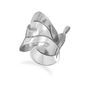 Wrap Around Leaf Ring