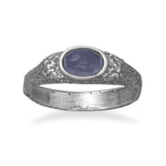 Oxidized Purple CZ Ring