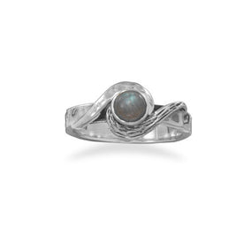 Oxidized Labradorite Ring