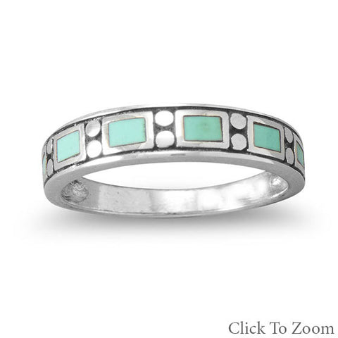 Turquoise Inlay Band