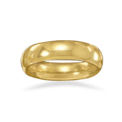 5mm 14 Karat Gold Plated Band