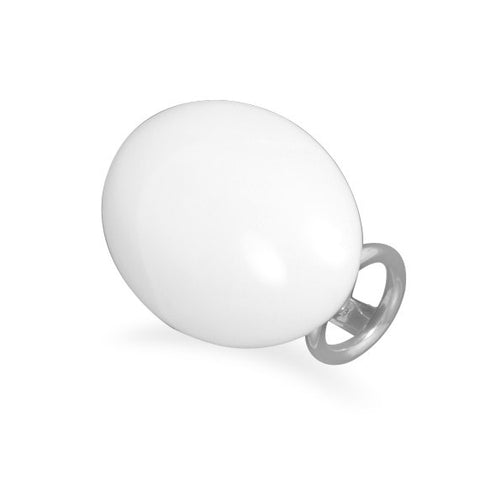 White Mineralite Ring