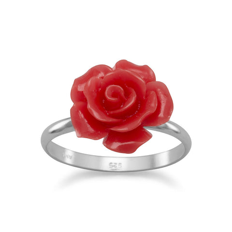 Glass Rose Ring