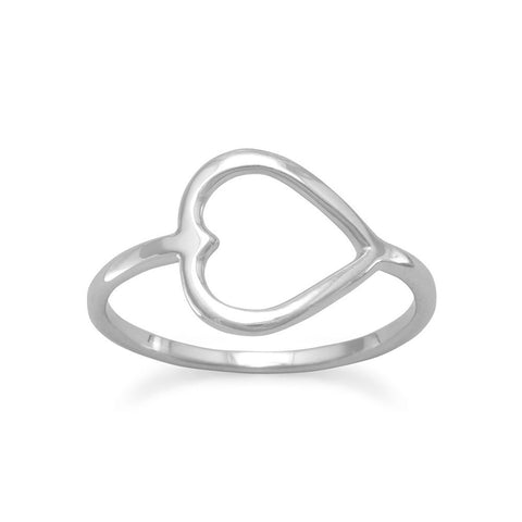 Open Your Heart Sterling Silver Ring
