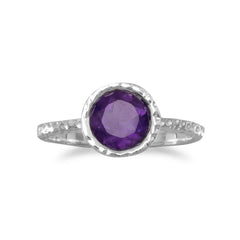 Stackable Amethyst Ring