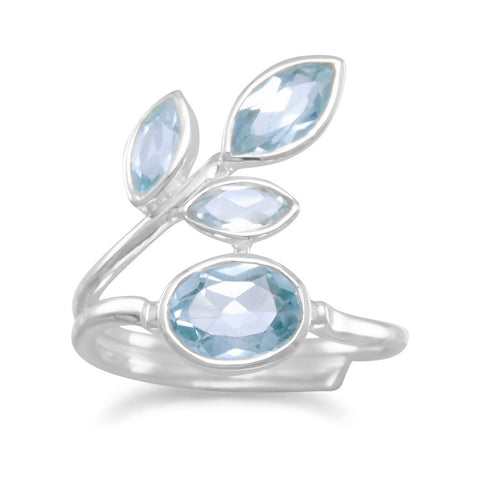 Multishape Blue Topaz Ring