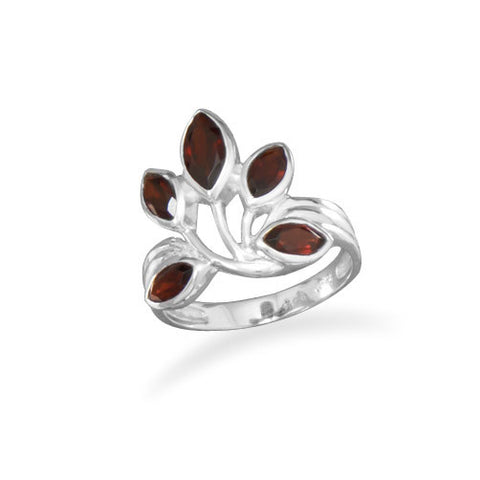 Marquise Garnet Ring