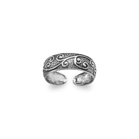 Oxidized Toe Ring