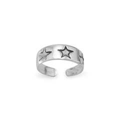 Toe Ring with Star Design