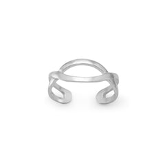 Criss Cross Design Toe Ring