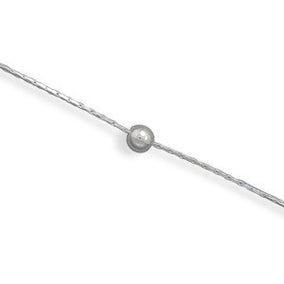 9"+1" Extension Anklet with Bead