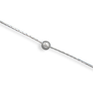 9"+1" Extension Anklet with Bead