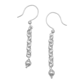 Chain Story Bead Earrings