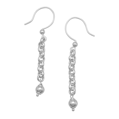 Chain Story Bead Earrings