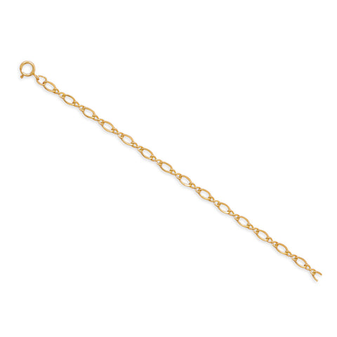 9"+1" 14/20 Gold Filled Figure 8 Chain Anklet
