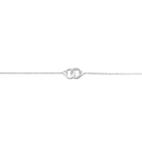 11" + 1" Double Circle Anklet