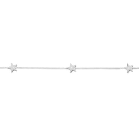 9" + 1" CZ Star Anklet