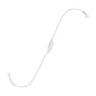 11" + 1" Sideways Feather Anklet