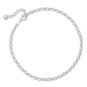 9" + 1" Extension Rombo/Figaro Chain Anklet