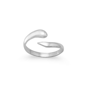 Polished Wrap Toe Ring
