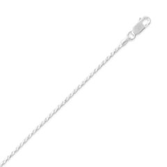 Diamond Cut Rope Chain (1.2mm)