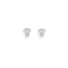 Clear Rubber Earring Wire Stoppers (72 Pair)