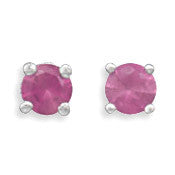 July Birthstone Stud Earrings