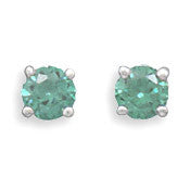 May Birthstone Stud Earrings