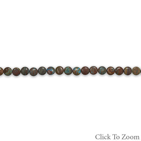 Strand of Aqua Terra Jasper Beads