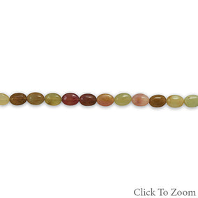 Strand of Dyed Rainbow Agate Beads