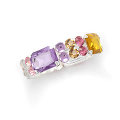 Multicolored Crystal Stretch Fashion Bracelet
