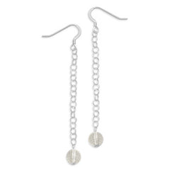 Lemon Quartz Chain Drop Earrings