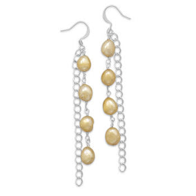 Cultured Freshwater Pearl Fashion Drop Earrings