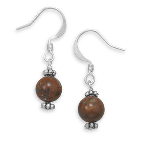 Jasper Bead Fashion Earrings