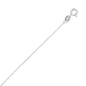 24" Square Boston Chain (0.5mm)