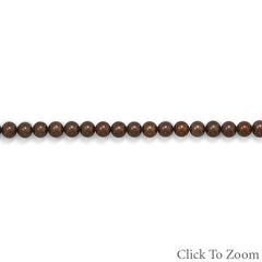 Strand of Chocolate Brown Cultured Freshwater Potato Pearls