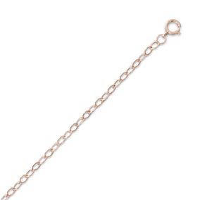 14/20 Pink Gold Filled 040 Cable Chain Necklace (2.5mm)