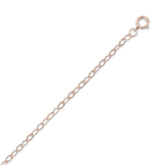 14/20 Pink Gold Filled 040 Cable Chain Necklace (2.5mm)