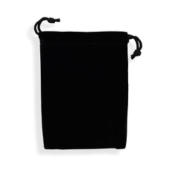 Large Black Velvet Pouches (Set of 12)