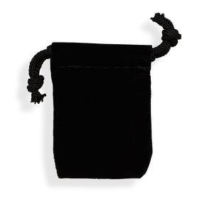 Small Black Velvet Pouches (Set of 12)