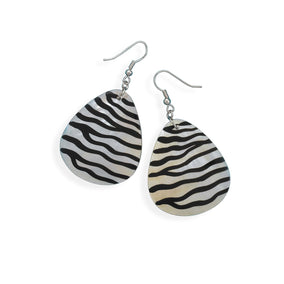 Animal Print Shell Fashion Earrings