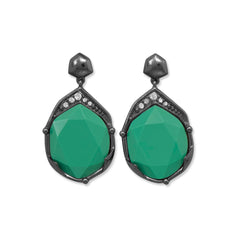 Vintage Green Acrylic Drop Fashion Earrings