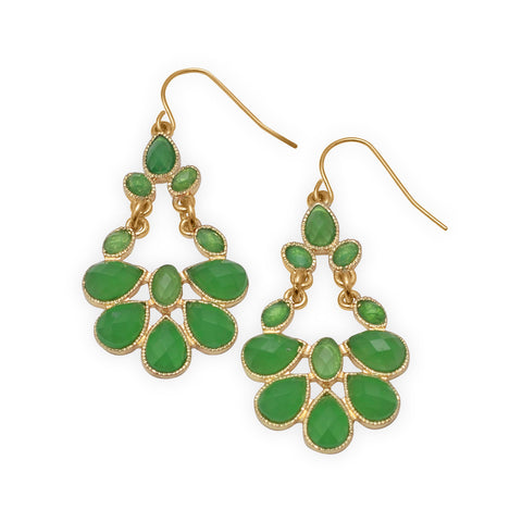 Candy Apple Green Fashion Earrings