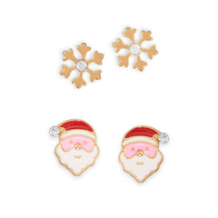 Set of 2 Holiday Fashion Earrings