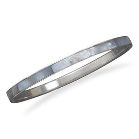 Grey Shell Fashion Bangle Bracelet