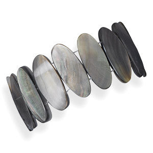Black Lip Shell Fashion Stretch Bracelet
